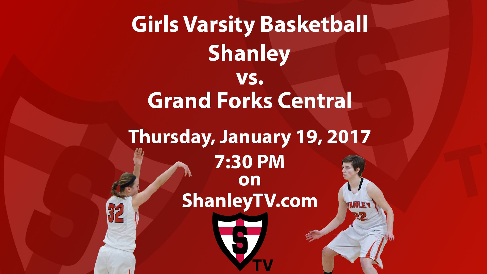 Girls Varsity Basketball Shanley vs. Grand Forks Central Shanley TV