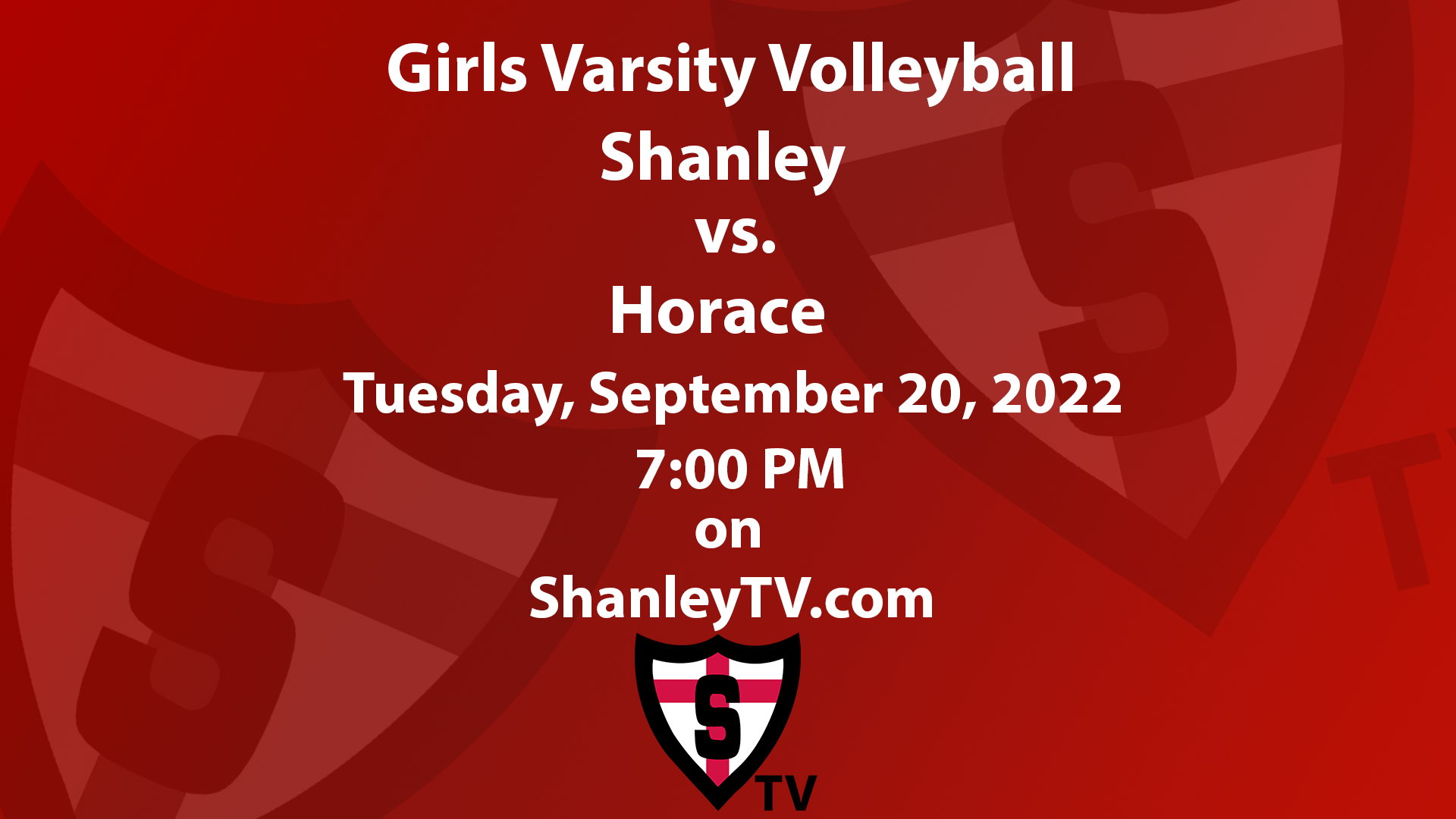 Girls Varsity Volleyball Shanley vs. Horace Shanley TV